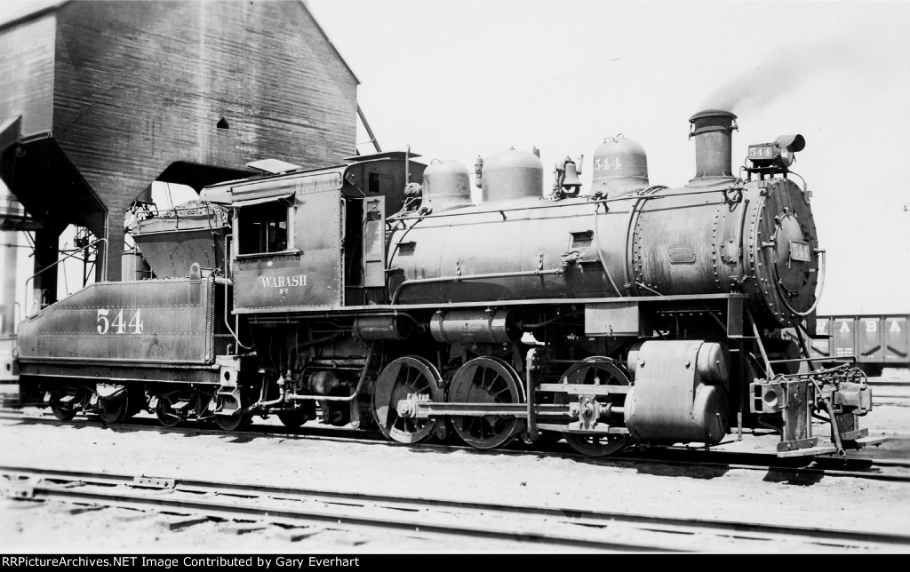 WAB 0-6-0 #544 - Wabash RR